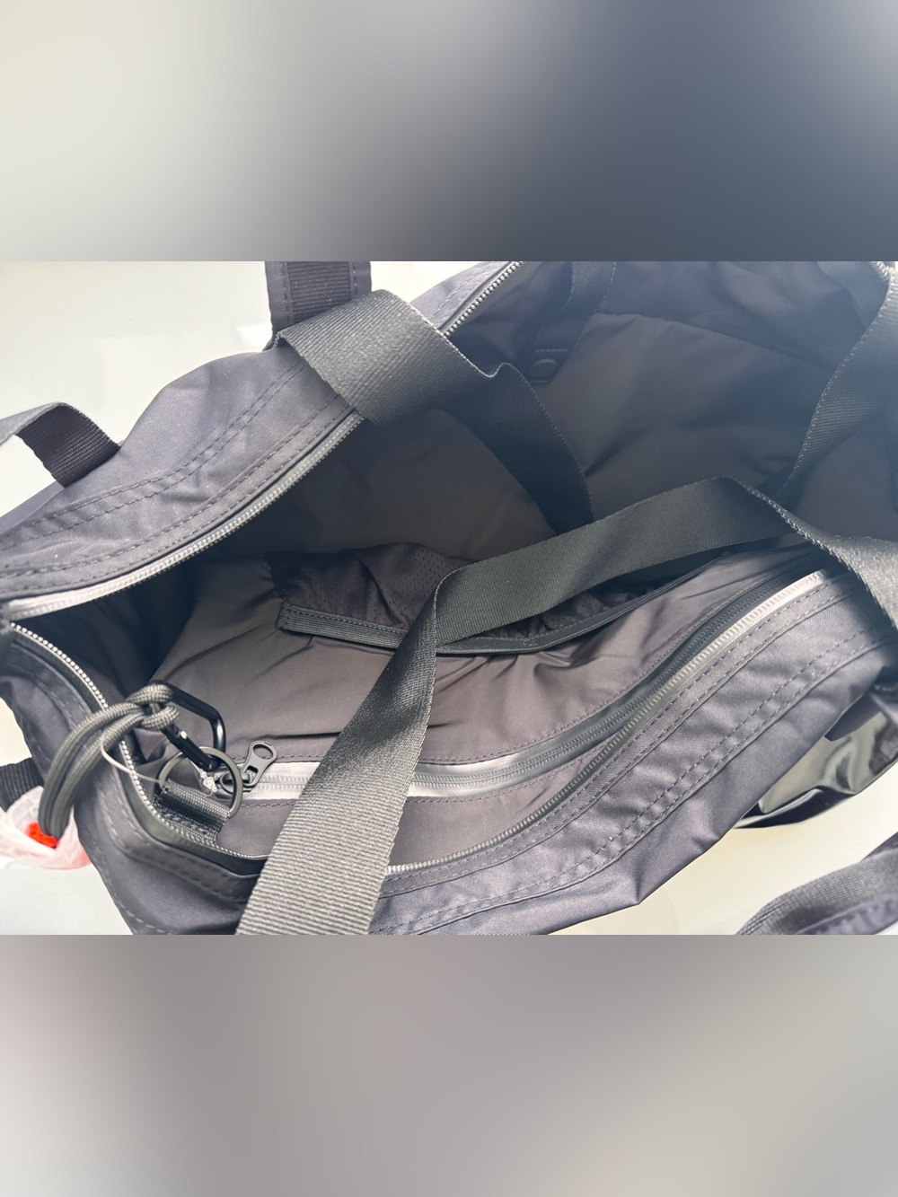 NWT adidas by Stella McCartney Tote Bag, Black/White - Picture 8 of 13